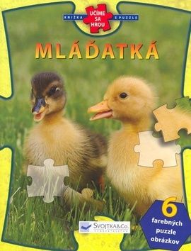 Mláďatká - 6 farebných puzzle