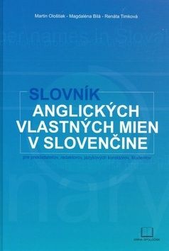 Slovník angl.vlastných mien v slovenčine