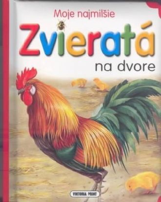 Moje najmilšie zvieratá na dvore - červená