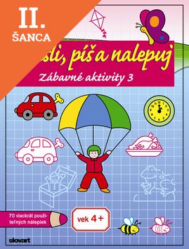 Lacná kniha Kresli, píš a nalepuj