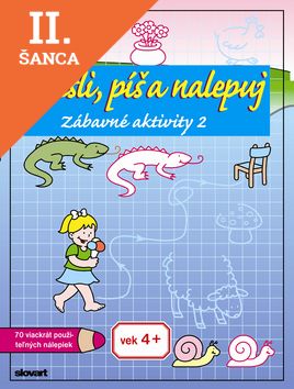 Lacná kniha Kresli, píš a nalepuj