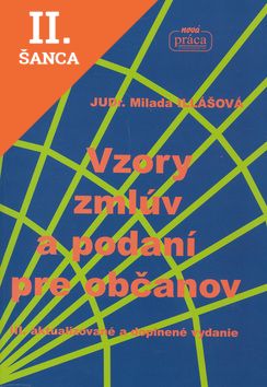 Lacná kniha Vzory zmlúv a podaní pre občanov