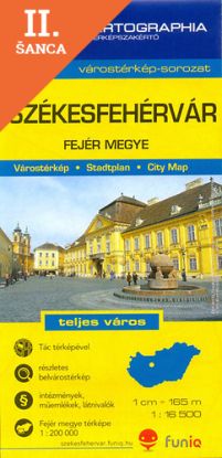 Lacná kniha Székesfehérvár 1 : 16 500 - Turistatérkép