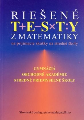 Riešené testy z matematiky