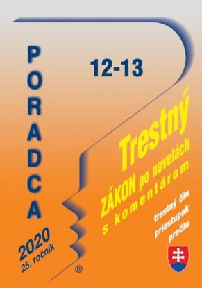 Poradca 12-13/2020 – Trestný zákon (s komentárom po novelách)