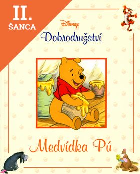 Lacná kniha Dobrodružství Medvídka Pú - Disney