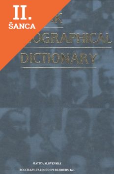 Lacná kniha Slovak biographical dictionary
