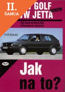 Lacná kniha VW Golf, Jetta benzín od 9/83 do 6/92