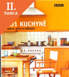 Lacná kniha 101 kuchyně - barvy,styly,zařízení