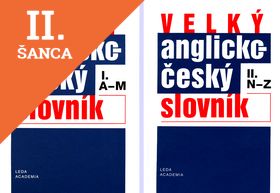 Lacná kniha Velký anglicko - český slovník I.+II. - súbor