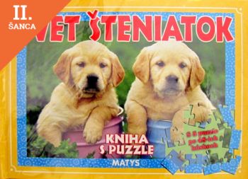 Lacná kniha Svet šteniatok - kniha s puzzle