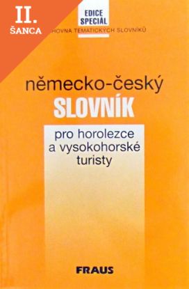 Lacná kniha Německo-český slovník pro horolezce a vysokohorské turisty