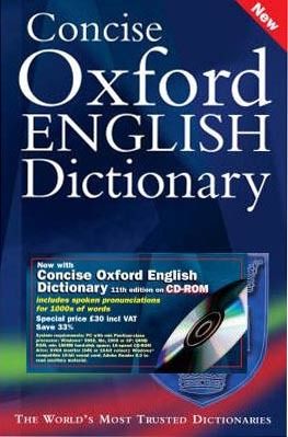 Oxford Concise English Dictionary + CD-ROM