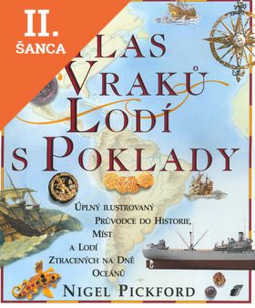 Lacná kniha Atlas vraků lodí s poklady