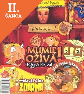 Lacná kniha Mumie ožívá! Egyptské záhady + CD ROM