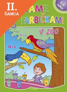 Lacná kniha Počítame s farbičkami v ZOO