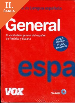 Lacná kniha Diccionario General de la Lengua Espanola