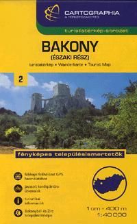 Bakony (északi rész) 1 : 40 000 - Turistatérkép
