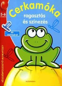 Cerkamóka ragasztás színezés 5 - 6 éveseknek