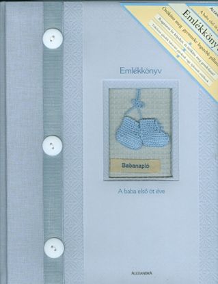 Emlékkönyv - A baba első öt éve (kék)