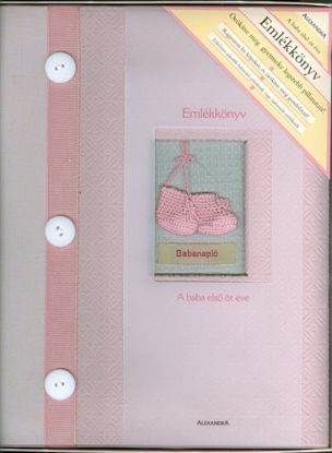 Emlékkönyv - A baba első öt éve (rózsaszín)