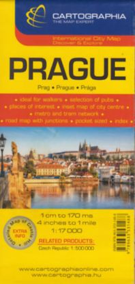 Prága / Prague 1 : 17 000 - Várostérkép