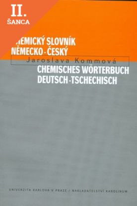 Lacná kniha Chemický slovník německo - český
