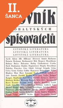Lacná kniha Slovník pobaltských spisovatelů