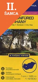 Lacná kniha Balatonfüred - Tihany 1 : 12 500 - Várostérkép