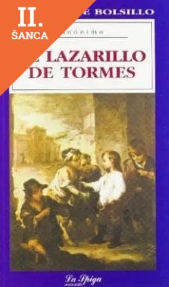 Lacná kniha El Lazarillo de Tormes