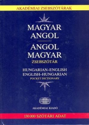 Magyar-angol, angol-magyar zsebszótár