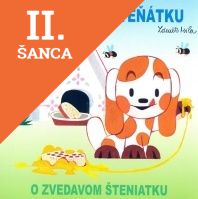 Lacná kniha O zvědavém šťeňátku - omalovánky