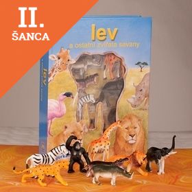 Lacná kniha Lev a ostatní zvířata savany