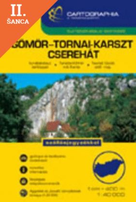 Lacná kniha Gömör-Tornai-Karszt, Cserehát 1 : 40 000 - Turistatérkép