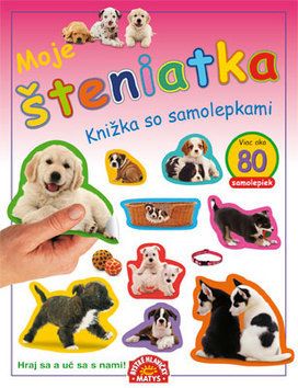 Moje šteniatka - Knižka so samolepkami