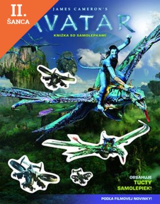 Lacná kniha Avatar - knižka so samolepkami