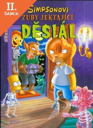 Lacná kniha Simpsonovi Zuby jektající děsiál
