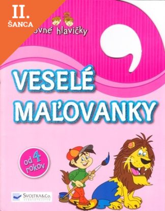 Lacná kniha Veselé maľovánky - šikovné hlavičky