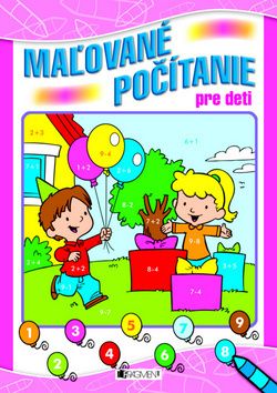 Maľované počítanie pre deti - ružové