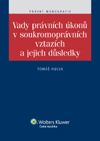Vady právních úkonů v soukromoprávních vztazích a jejich důsledky