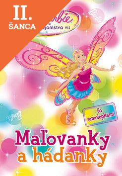 Lacná kniha Barbie Tajomstvo víl Maľovanky a hádanky