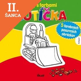 Lacná kniha Čary s farbami - Autíčka