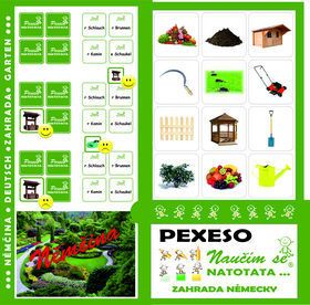 Pexeso Natotata Záhrada po nemecky