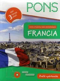 PONS Nyelvtanfolyam kezdőknek: Francia (1 könyv + 4 audio CD)