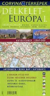 Délkelet-Európa I. 1 : 860 000 - Autóstérkép