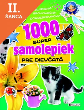 Lacná kniha 1000 super samolepiek pre dievčatá