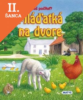 Lacná kniha Mláďatká na dvore - leporelo