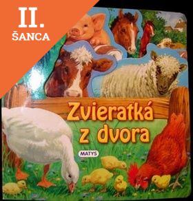 Lacná kniha Zvieratká z dvora - leporelo