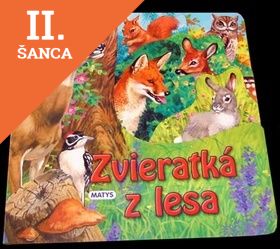 Lacná kniha Zvieratká z lesa - leporelo