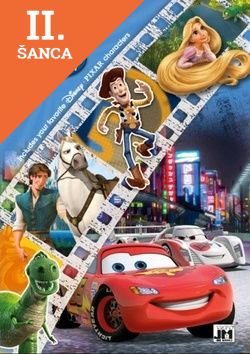 Lacná kniha Disney filmy  - omalovánka